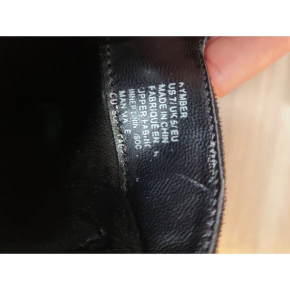 Shoe dazzle size 7 womens black kymber boots - Picture 6 of 7